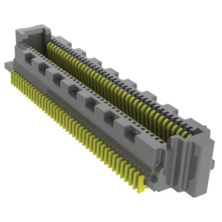 Samtec Straight Surface PCB Socket 20-Contact 2 Row 0.4 mm Pitch Solder, Liquid Crystal Polymer Housing SS4-10-3.50-L-D-K-TR