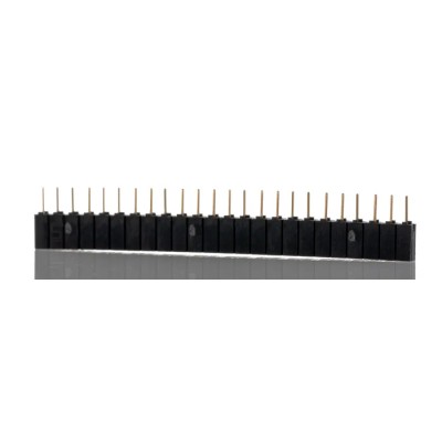 Samtec SSA Series Straight Through Hole PCB Socket 24-Contact 1 Row 2.54 mm Pitch Solder Termination 12A Current SSA-124-S-G