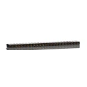 Samtec SSA Series Straight Through Hole PCB Socket 24-Contact 1 Row 2.54 mm Pitch Solder Termination 12A Current SSA-124-S-G