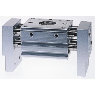 SMC 2 Finger Double Acting Action Pneumatic Gripper, Parallel Gripping Type, Model MHL2-20D