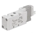 SMC Pneumatic Solenoid Valve 5/2 Solenoid/Spring Metric M5 Port, 24V DC, 0.4W Power, Die Cast Aluminium Body SYJ5000