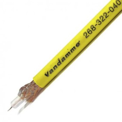 Van Damme Standard 75 Series RG59 500 m SDI Coaxial Cable 75 Ω Unterminated