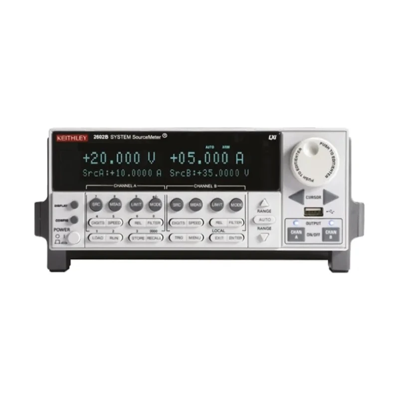 Keithley 2600 Series Source Meter, 2-Channel, ±200 mV to ±200 V, ±100 nA to ±10 A, 60W Output 2612B