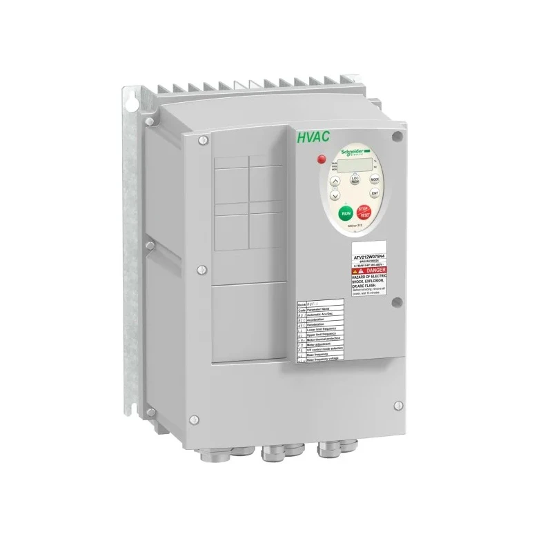 Telemecanique Schneider Electric Inverter Drive 2.2 kW 3 Phase ALTIVAR 212 Series Wall Mount IP55 ATV212WU22N4
