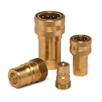 RS PRO Brass Hydraulic Quick Connect Coupling Male BSP 1/4 in, 200 bar 768-5819