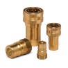 RS PRO Brass Hydraulic Quick Connect Coupling Male BSP 1/4 in, 200 bar 768-5819