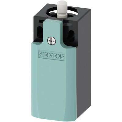 Siemens Limit Switch with Round Plunger Actuator, 1 NO/2 NC Contacts, Metal Housing, IP66/IP67 Rated, 4A, Model 3SE5212-0LC05