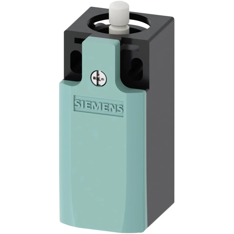 Siemens Limit Switch with Round Plunger Actuator, 1 NO/2 NC Contacts, Metal Housing, IP66/IP67 Rated, 4A, Model 3SE5212-0LC05