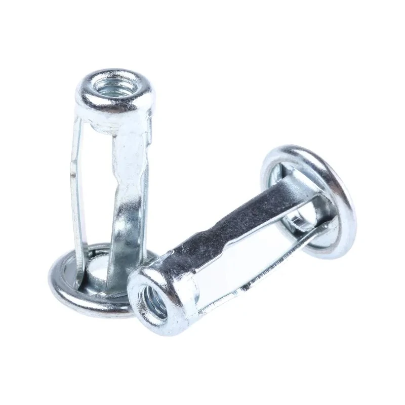 RS PRO Bright Zinc Stainless Steel Threaded Insert M4, Flange Diameter 11.89 mm, Depth 21.36 mm 768-0723