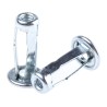 RS PRO Bright Zinc Stainless Steel Threaded Insert M4, Flange Diameter 11.89 mm, Depth 21.36 mm 768-0723