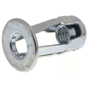 RS PRO Bright Zinc Steel Flanged Threaded Insert M6 15.88 mm Flange Diameter 11.43 mm Fixing Hole Diameter 23.34 mm 768-0748