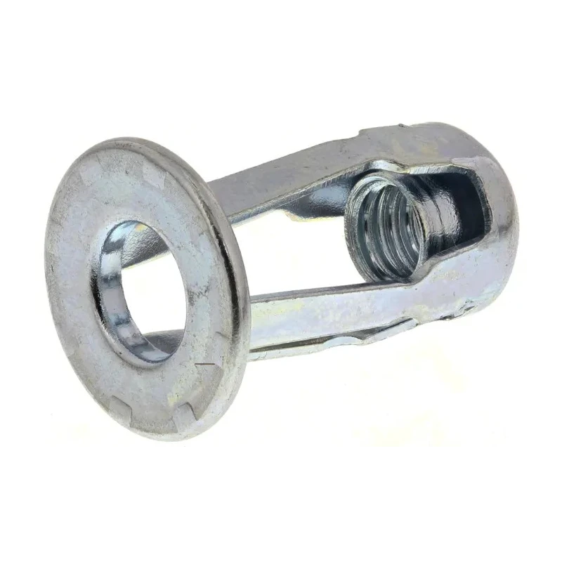 RS PRO Bright Zinc Steel Flanged Threaded Insert M6 15.88 mm Flange Diameter 11.43 mm Fixing Hole Diameter 23.34 mm 768-0748