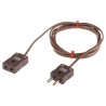 RS PRO Type T Thermocouple Cable Extension Lead, Unscreened, Polyvinyl Chloride Insulation, 2 m Length, 105°C Max 768-6648