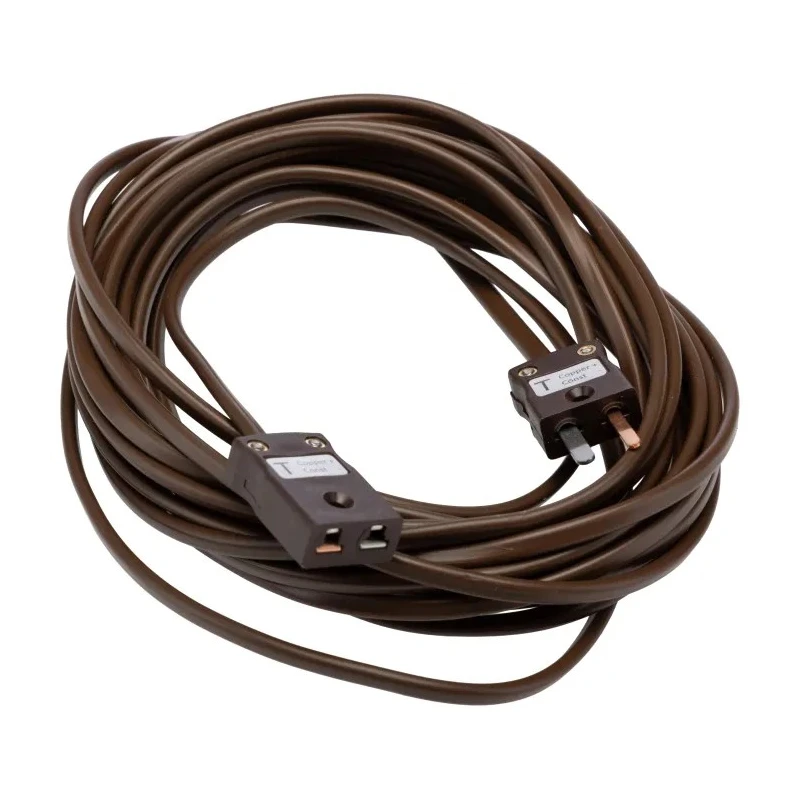 RS PRO Type T Thermocouple Cable Wire Extension Lead Unscreened 5 m Polyvinyl Chloride Insulation 105°C 7 x 0.2mm 768-6608