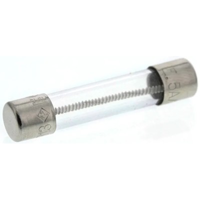 Littelfuse 5A Time Delay T Glass Cartridge Fuse, 6.3 x 32 mm, 250V ac, Series 313 0313005.HXP