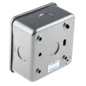 RS PRO 13A Grey 1 Gang Plug Socket Indoor Type G British 230V Matt Steel Metal Clad 768-3504