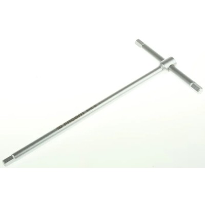 Facom T Metric Hex Key, Hex Size 10 mm, Long Arm, Chrome Vanadium Steel 84TC.10