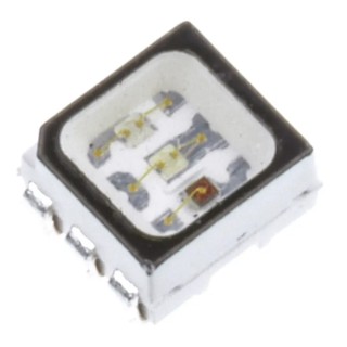 Broadcom 3.2 V Green, Red LED PLCC 6 Surface Mount Indicator ASMT-YTB2-0BB02