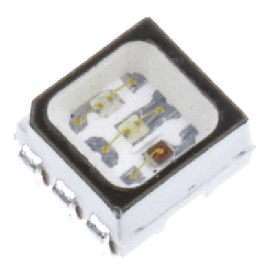 Broadcom 3.2 V Green, Red LED PLCC 6 Surface Mount Indicator ASMT-YTB2-0BB02