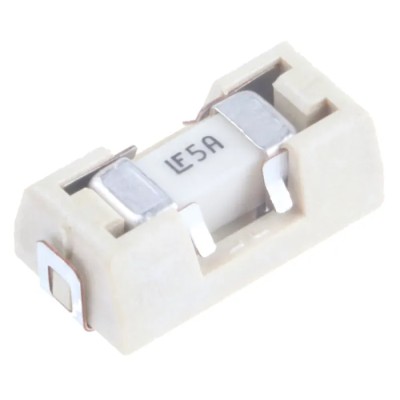 Littelfuse Fuse Block Axial 5A 125 V AC 125V DC Thermoplastic Body 154 Series 0154005.DR