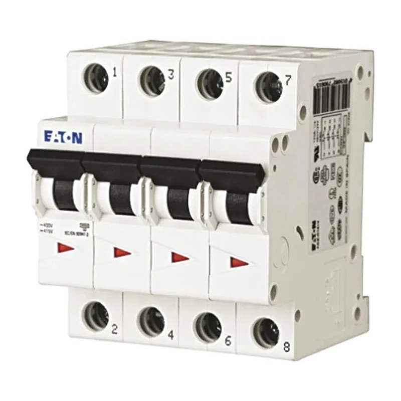 Eaton xEffect FAZ6 Miniature Circuit Breaker, 4-Pole, 32A, Type B, 400V AC, 96V DC, 6kA Breaking Capacity FAZ6