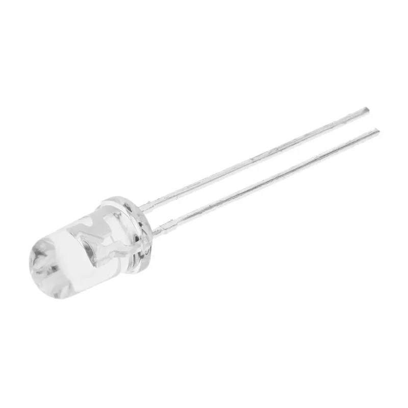 Broadcom 3.2 V Cyan LED 5 mm (T-1 3/4) Through Hole HLMP-CE34-Y1CDD