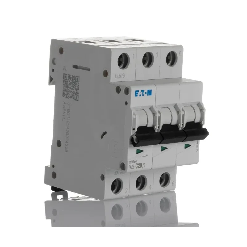 Moeller xEffect Miniature Circuit Breaker 3-Pole, 20A, Type C, 400V AC, 6 kA Breaking Capacity 239149 FAZ6-C20/3