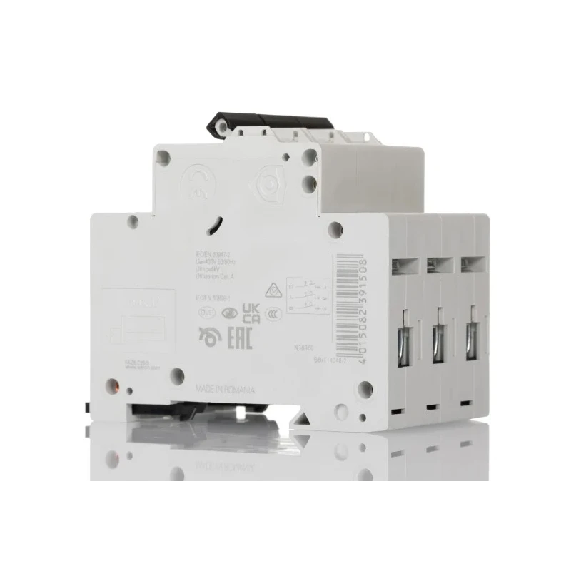 Eaton xEffect Miniature Circuit Breaker, 3 Poles, 25A Current Rating, Type C, 400V AC, 60V DC, 6kA 239150 FAZ6-C25/3