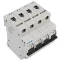 Eaton Miniature Circuit Breaker 4 Poles 63A Type D 400V AC 6 kA Breaking Capacity 168096 FAZ6-D63/4