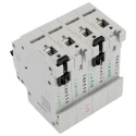 Eaton Miniature Circuit Breaker 4 Poles 63A Type D 400V AC 6 kA Breaking Capacity 168096 FAZ6-D63/4