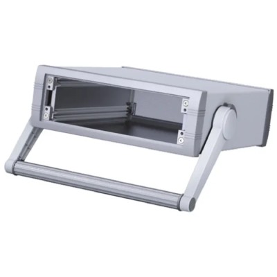 METCASE Unimet-Plus Grey Aluminium Instrument Case 85.7 mm Height x 251.6 mm Length x 263.3 mm Width M5625135