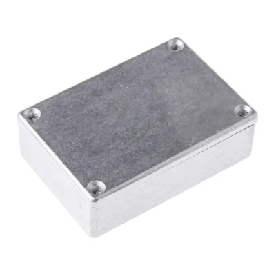 Deltron Flanged 480 Series Silver Silver Lid Die Cast Aluminium Enclosure, IP66 IP67 IP68, 26 mm x 80 mm x 55 mm 480-C140