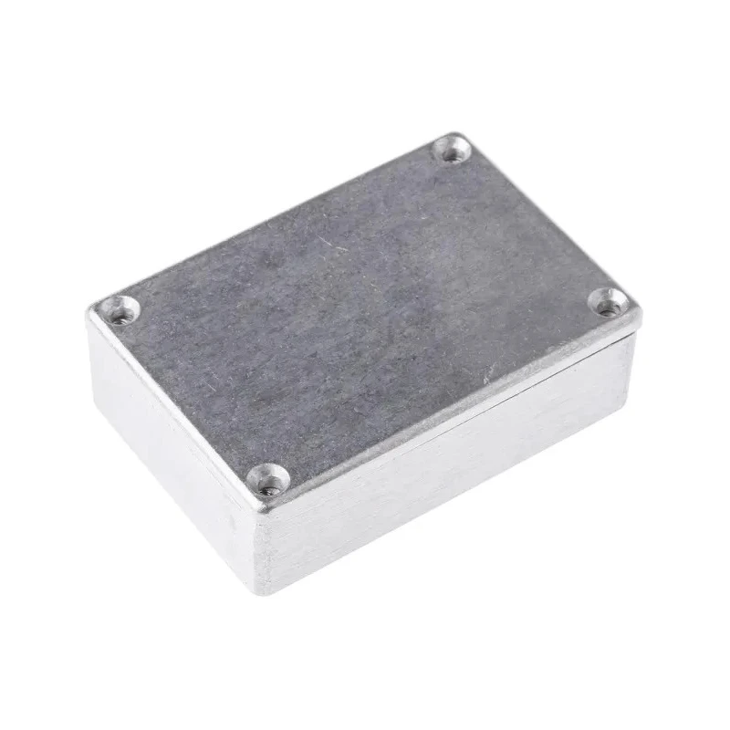 Deltron Flanged 480 Series Silver Silver Lid Die Cast Aluminium Enclosure, IP66 IP67 IP68, 26 mm x 80 mm x 55 mm 480-C140