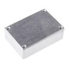 Deltron Flanged 480 Series Silver Silver Lid Die Cast Aluminium Enclosure, IP66 IP67 IP68, 26 mm x 80 mm x 55 mm 480-C140