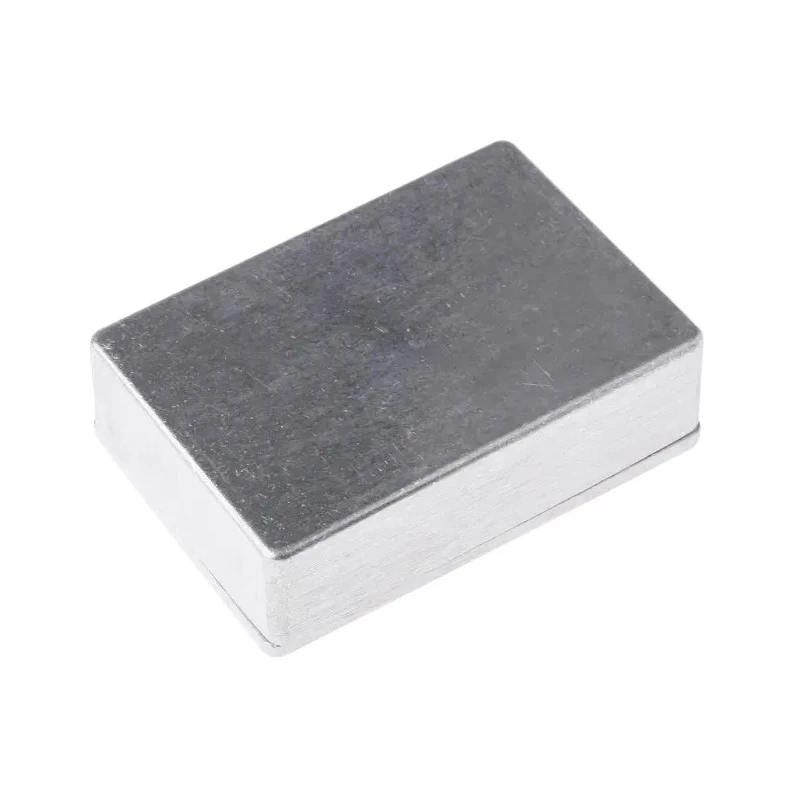 Deltron Flanged 480 Series Silver Silver Lid Die Cast Aluminium Enclosure, IP66 IP67 IP68, 26 mm x 80 mm x 55 mm 480-C140