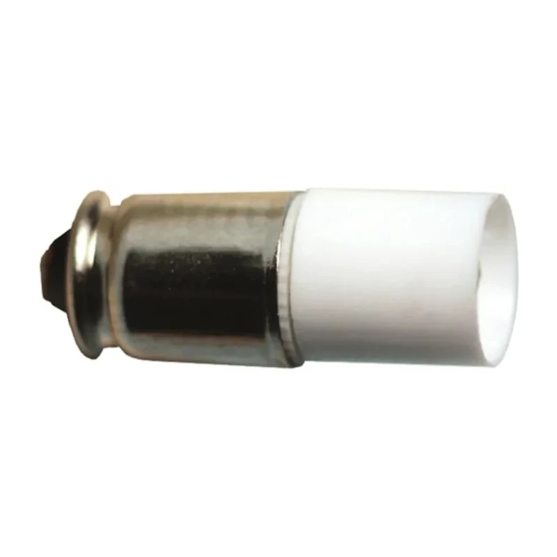 JKL Components White Indicator Lamp 12V DC Midget Groove Base 6.2mm Diameter LE-MG-12W