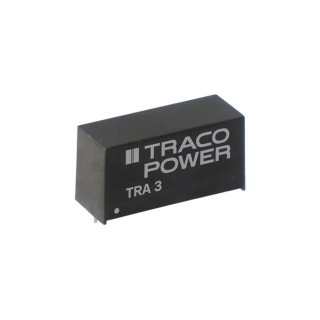 TRACOPOWER 3W SIP Semi-Regulated Isolated DC/DC Converter 12V DC Output 250mA Through Hole TRA 3-1212