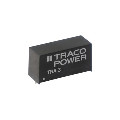 TRACOPOWER 3W SIP Semi-Regulated Isolated DC/DC Converter 12V DC Output 250mA Through Hole TRA 3-1212