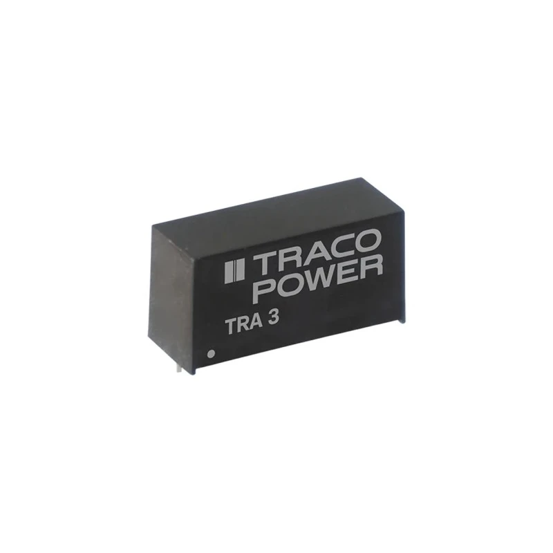 TRACOPOWER 3W SIP Semi-Regulated Isolated DC/DC Converter 12V DC Output 250mA Through Hole TRA 3-1212