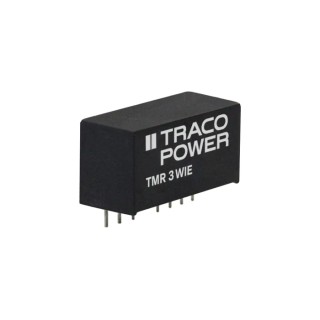 TRACOPOWER 3W SIP-8 Through Hole Regulated Isolated DC/DC Converter 5V 600mA 9-36V Input TMR 3-2411WIE