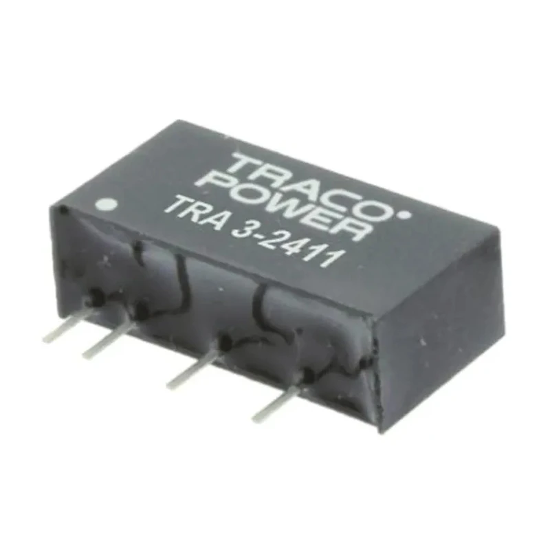 TRACOPOWER DC/DC Converter 15V DC Output 200mA 24V DC Input 3W Through Hole TRA 3-2413