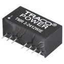 TRACOPOWER 3W Regulated Isolated SIP-8 DC/DC Converter 5V 600mA 18-36V Input Through Hole TMR 3-2411HI