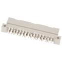 ERNI ERNIPRESS 32 Way 2.54 mm Pitch Type B/2 Solder Termination 2 Row Male Right Angle DIN 41612 Connector 384265 / 384265-E