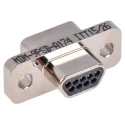 ITT Cannon MDM Series 9 Way Straight 1.27 mm Pitch Panel Mount Micro-D Aluminium Alloy Connector MDM-9PSB-A174
