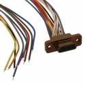 ITT Cannon MDM 37 Way Straight 1.27 mm Pitch Micro-D Cable D-Sub Connector MDM-37PH003B-A174