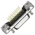 3M MDR 102 36 Way Straight 1.27 mm Pitch Through Hole D-Sub Connector with M2.5 Screw Female 10236-6212PC