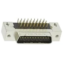 3M MDR 102 50 Way Right Angle 1.27 mm Pitch Through Hole D-Sub Connector with M2.5 Screw Female 10150-5212 PL