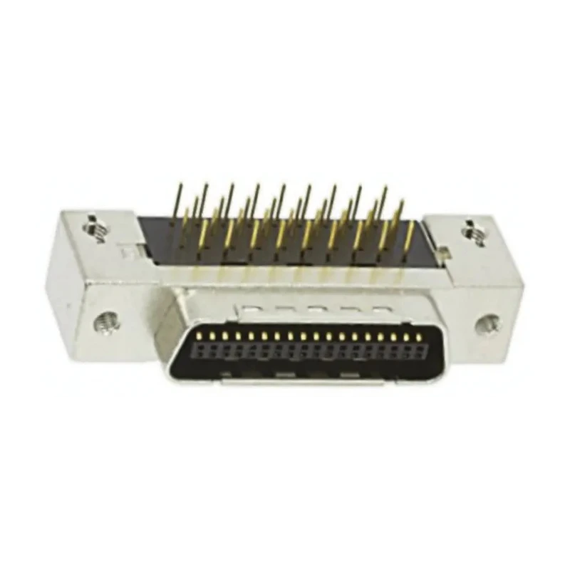 3M MDR 102 50 Way Right Angle 1.27 mm Pitch Through Hole D-Sub Connector with M2.5 Screw Female 10150-5212 PL