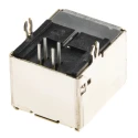 Amphenol ICC Right Angle Through Hole Female 1 Port USB Type B USB Connector USB 2.0 61729-1011BLF