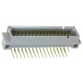 Amphenol Communications Solutions DIN 41612 Connector 32 Contacts 2 Rows 2.54 mm Pitch Through Hole 86094327113768E1LF